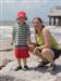 andrew and mom at beach